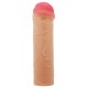 2,5 cm Dolgulu Premium Ten Rengi Silikon Penis Kılıfı - Nile 2,5 cm Dolgulu Premium Ten Rengi Silikon Penis Kılıfı - Nile