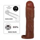 7,6 cm Dolgulu Premium Melez Rengi Silikon Penis Kılıfı - Gerd 7,6 cm Dolgulu Premium Melez Rengi Silikon Penis Kılıfı - Gerd