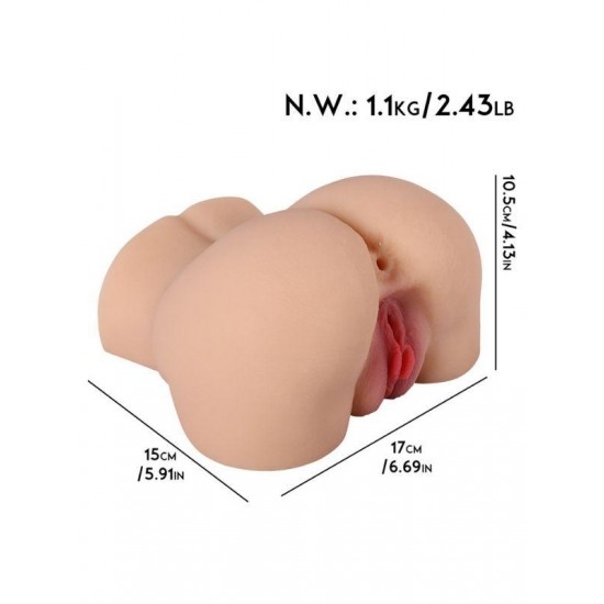 Realistik 1.1 Kg Doggy ve Misyoner Pozisyon Gerçekçi Kalça Realistik 1.1 Kg Doggy ve Misyoner Pozisyon Gerçekçi Kalça