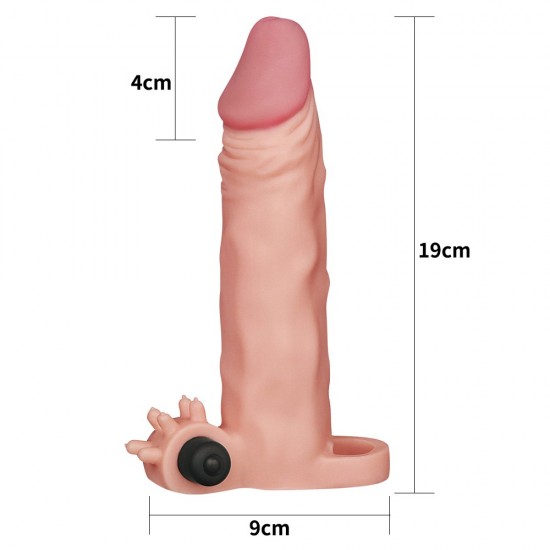 5 cm Uzatmalı Realistik Titreşimli Penis Kılıfı X-TENDER 5 cm Uzatmalı Realistik Titreşimli Penis Kılıfı X-TENDER