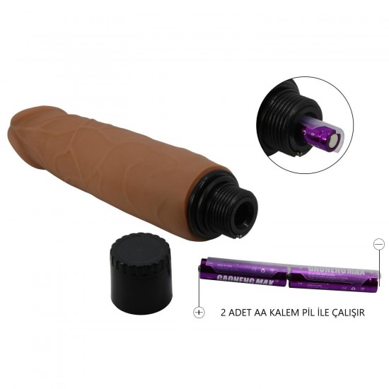 21,5 cm Çift katmanlı Güçlü Titreşimli Realistik Vibratör Gerçekci Penis Dildo 21,5 cm Çift katmanlı Güçlü Titreşimli Realistik Vibratör Gerçekci Penis Dildo
